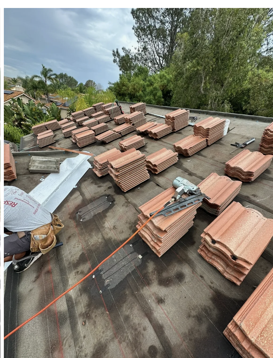 Roof replacement project